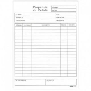 TALONARIO PEDIDOS 1/4 NATURAL CATALAN DUPLICADO (74402C) INGRAF 350348