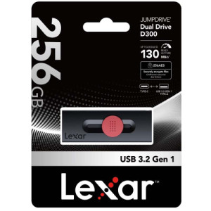 Lexar 256gb dual type-c and type-a usb 3.2 flash drive