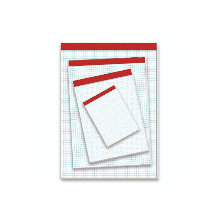 BLOC DE NOTAS SIN TAPA 60 GRS. 16º (75X105MM.) 80 HOJAS CUADRÍCULA 4X4 PACSA 18127