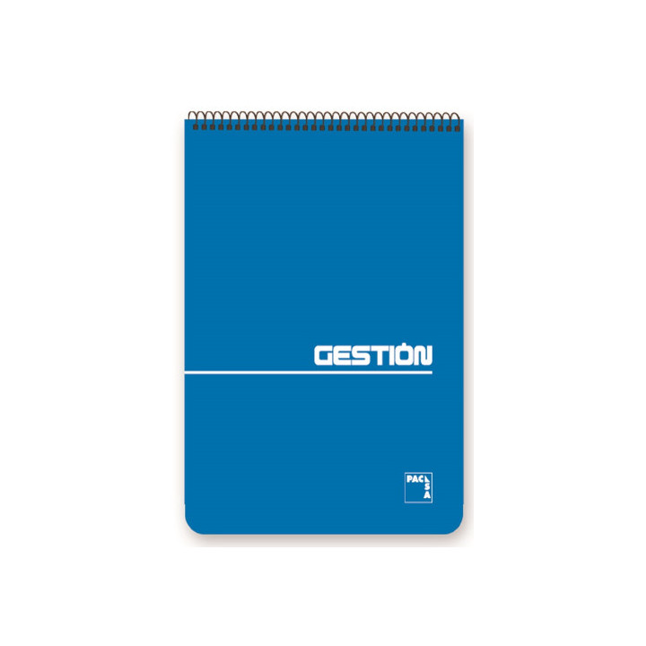 BLOC ESPIRAL SERIE GESTION TAPA BLANDA 60 GRS.FOLIO (215X310MM.) 80 HOJAS CUADRÍCULA 4X4 SIN MARGEN PACSA 16371