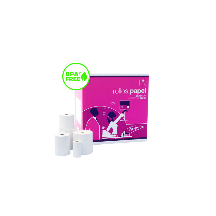 ROLLO TERMICO 57X40X12MM SIN BISFENOL A FABRISA 18116