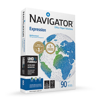 PAQUETE 500H PAPEL 90GR A4 EXPRESION CIE169 NAVIGATOR 40001825