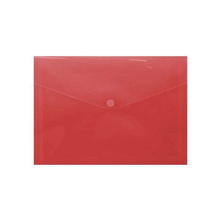 SOBRE PORTADOCUMENTOS CON VELCRO A4 ROJO POLIPROPILENO INGRAF 332732