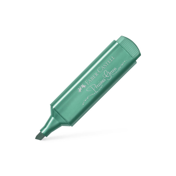 MARCADOR TEXTLINER "METÁLICO" COLOR: VERDE FABER CASTELL 154639