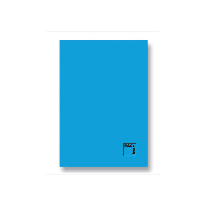 LIBRETA GOFRADA TAPA CARTULINA 70 GRS. A-4 48 HOJAS C.46 CON MARGEN SURTIDO PACSA 20335