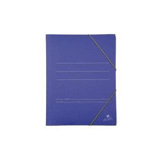 CARPETA CARTON AZUL 500 GR./M2. CUARTO GOMA SOLAPA MARIOLA 1045