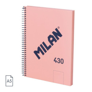 Cuaderno a5 con espiral y tapa dura