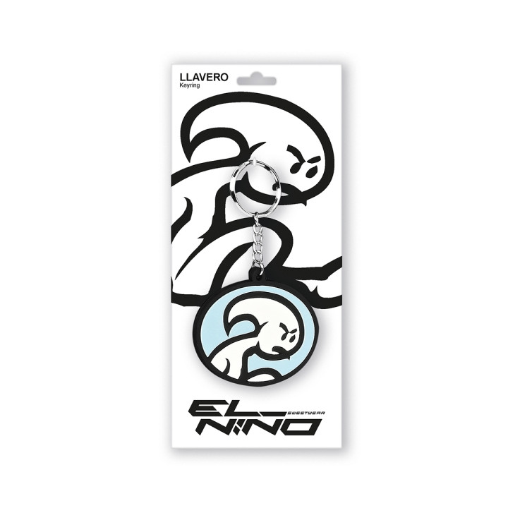 Safta el Niño Life Is Fun Llavero - Ideal Como Regalo - 80x30mm - Color Blanco y Negro