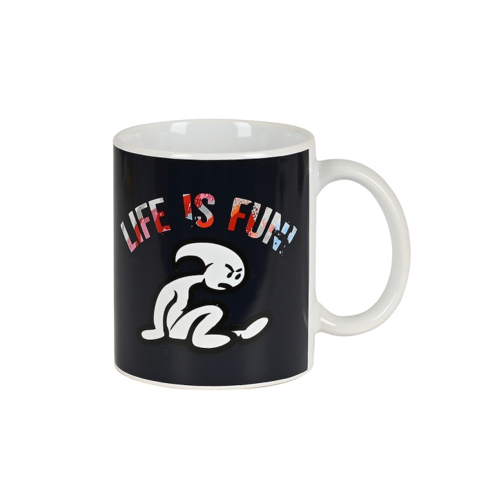 Safta el Niño Life Is Fun Taza Ceramica de 350ml - 80x95mm - Color Blanco