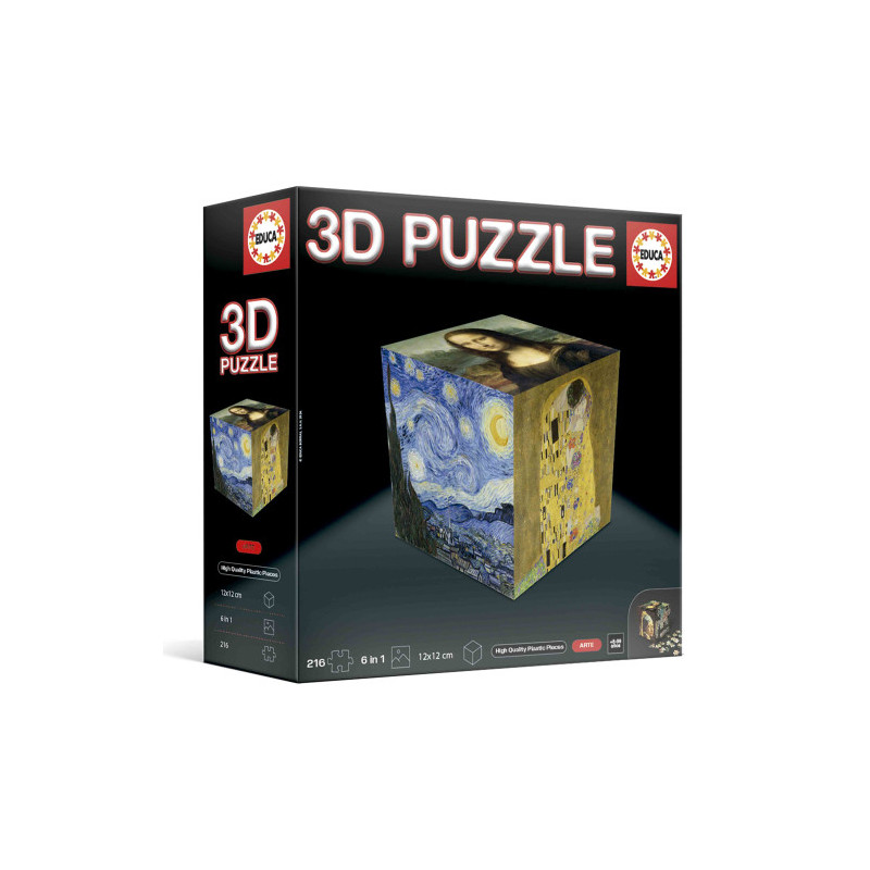 Puzzle cubo 3d arte educa borras 20123 Puzzle cubo 3d arte educa borras 20123