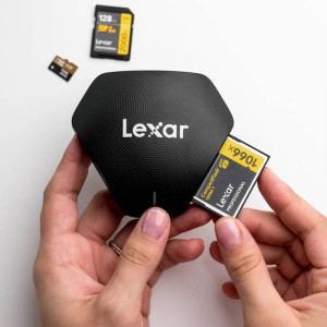 Lexar multi-card 3-in-1 usb 3.1 type-c reader