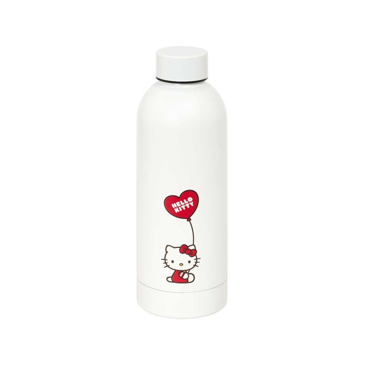 Safta Hello Kitty Botella Termo de 500ml - Acero Inoxidable - 70x225mm - Color Blanco