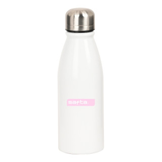 Safta Botella Metalica de 500ml - 60x240mm - Color Blanco