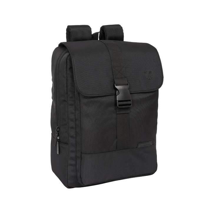 Safta F.C.Barcelona Premium Mochila para Portatil hasta 13.3" - Doble Cremallera - Bolsillo Interior - Conector USB - Espalda y