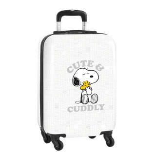 Safta Snoopy Friends Forever Maleta Trolley de Cabina 20” - Cierre con Candado - Interior Forrado - Bolsillo de Red - Ruedas 360