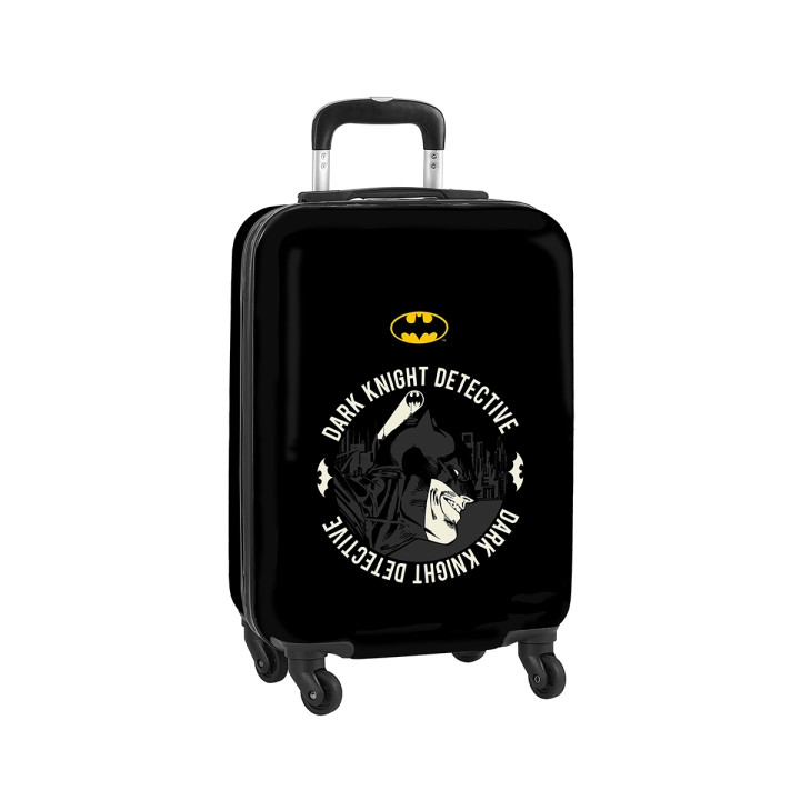 Safta Batman Hero Maleta Trolley de Cabina 20” - Cierre con Candado - Interior Forrado - Ruedas Giratorias - Asa Extensible - Ma