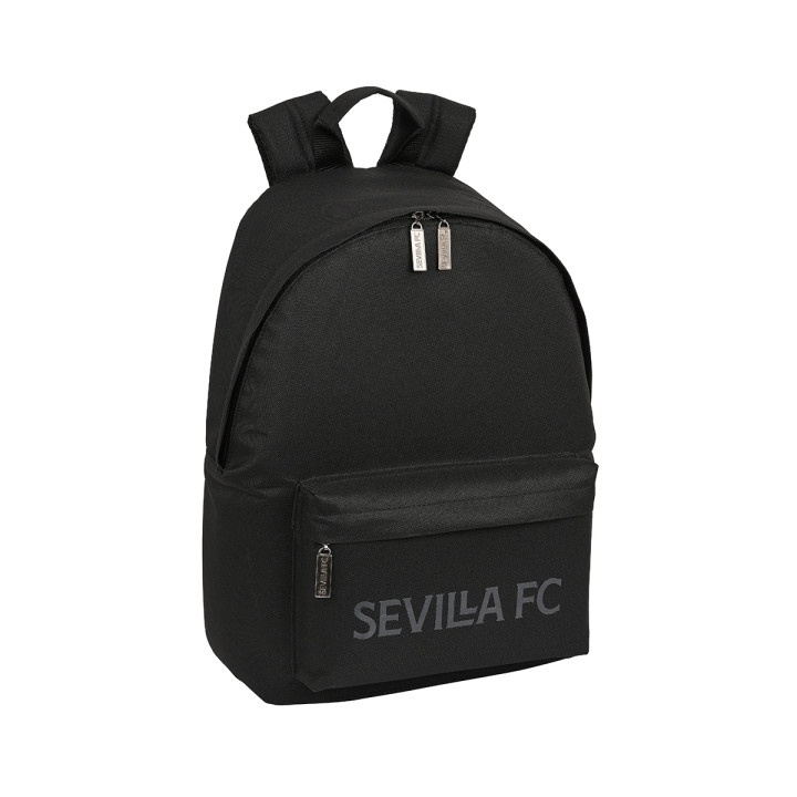 Safta Sevilla FC Teen Mochila para Portatil hasta 14.1" - Interior Acolchado - Bolsillo para Tablet - Tirador Doble - Hombreras