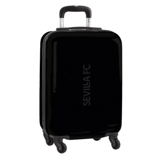 Safta Sevilla FC Teen Maleta Trolley de Cabina 20” - Cierre con Candado - Bolsillo de Red - Cintas con PVC - Ruedas 360º - Asa F