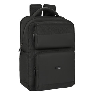 Safta Sevilla FC Premium Mochila para Portatil hasta 15.6" - Conector USB - Portabotellas - Tirador Doble - Compatible con Malet