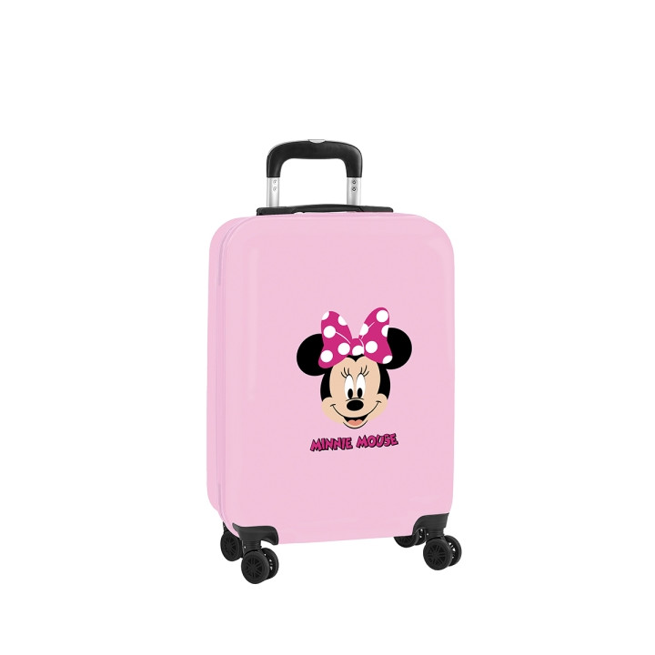 Safta Minnie Mouse Me Time Maleta Trolley de Cabina 20” - Cierre con Candado - Interior Forrado y Bolsillos - Ruedas Giratorias