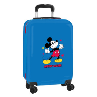 Safta Mickey Mouse Only One Maleta Trolley de Cabina 20” - Cierre con Candado - Compartimentos con Cremallera - Asa Flexible de