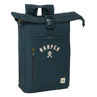 Safta Harper and Neyer Mochila para Portatil hasta 15.6" - Cremallera - Interior Acolchado - Bolsillo Interior - Asa Superior -