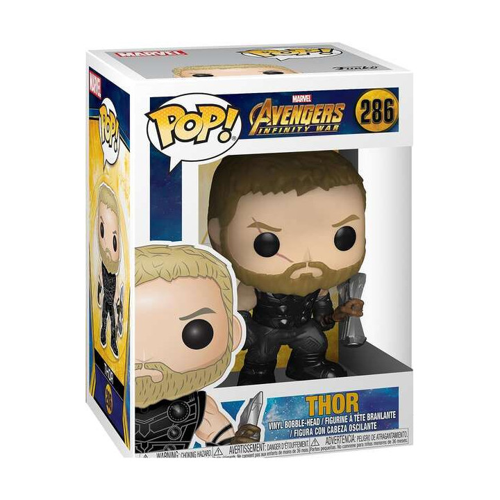 Funko Pop Marvel Avengers Infinity War Thor - Figura de Vinilo - Altura 9cm aprox.