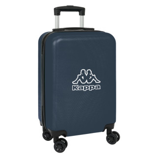 Safta Kappa Dark Navy Maleta Trolley de Cabina 20” - Cierre con Candado - Interior Forrado - Bolsillo de Red - Ruedas Giratorias