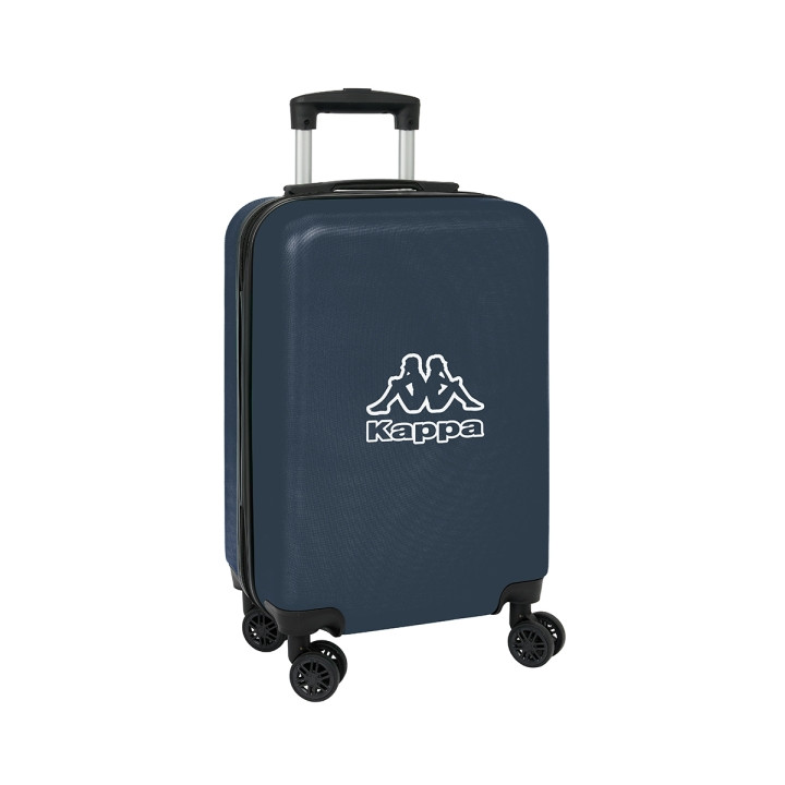 Safta Kappa Dark Navy Maleta Trolley de Cabina 20” - Cierre con Candado - Interior Forrado - Bolsillo de Red - Ruedas Giratorias