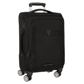 Safta Sevilla FC Business Maleta Trolley de Cabina 20” - Cierre con Candado - Bolsillo para Portatil - Ruedas Giratorias - Prote