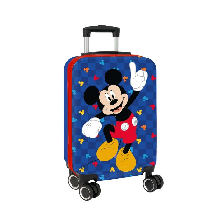 Safta Mickey Mouse Good Day Maleta Trolley de Cabina 20” - Cierre con Candado - Organizador con Cremallera - Cintas con PVC - As