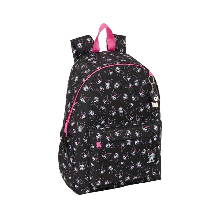 Safta Kuromi Mochila para Portatil hasta 14.1" - Interior Acolchado - Bolsillo Frontal - Portabotellas - Tirador Doble - Hombrer