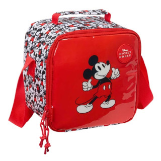 Safta Mickey Mouse Bolsa Isotermica Porta Alimentos 4.4L - Cremallera - Interior Forrado de Aluminio - Bandolera Ajustable - Rep