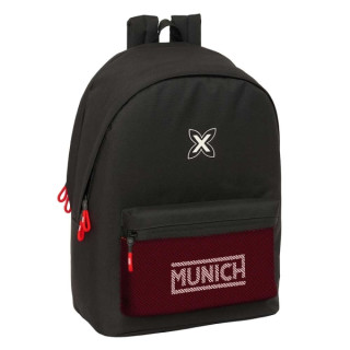 Safta Munich Vulcan Mochila para Portatil hasta 15.6" - Antirrobo - Conector USB - 24.55L - Ergonomica - Base Acolchada - Bolsil