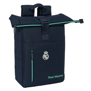 Safta Real Madrid 2ª Equipacion 25/26 Mochila para Portatil hasta 15.6" - Cremallera - Interior Acolchado - Hombreras Acolchadas