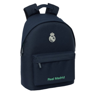 Safta Real Madrid 2ª Equipacion 25/26 Mochila para Portatil hasta 14.1" - Bolsillo para Tablet - Tirador Doble - Espalda Transpi