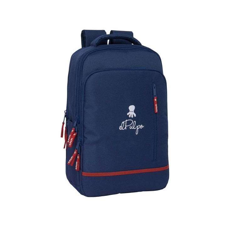 Safta el Pulpo Mochila para Portatil hasta 15.6" - Interior Acolchado - Conector USB - Portabotellas - Organizador Interior - Ho
