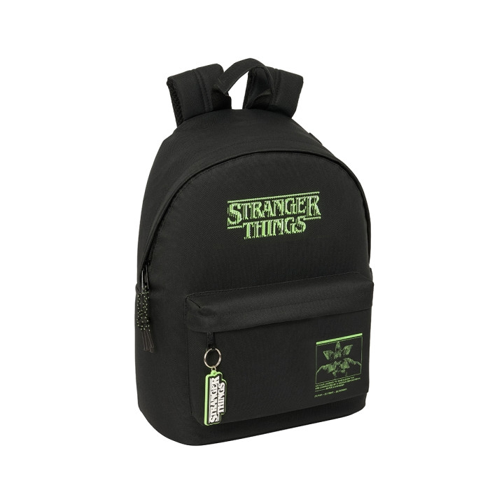 Safta Stranger Things Mochila para Portatil hasta 14.1" - Interior Acolchado - Bolsillo para Tablet - Tirador Doble - Hombreras