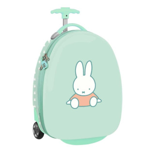 Safta Miffy Friends Maleta Trolley Infantil 16” - Interior con Bolsillo - Ruedas Suaves - Cintas con Cierre PVC - Material Resis