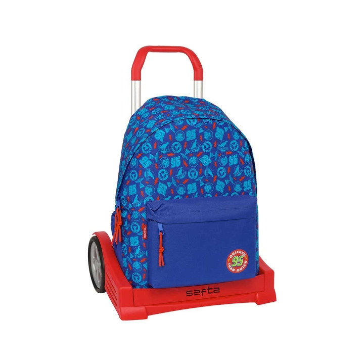 Safta Cars Mochila para Portatil hasta 14.1" - Portabotellas - Tirador Doble - Hombreras Ergonomicas - Espalda Acolchada - Asa S