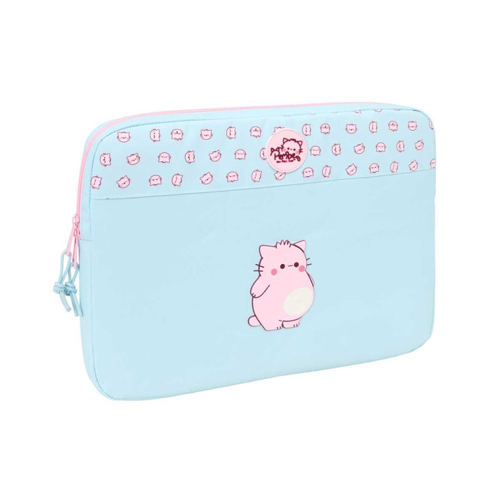 Safta Pembe The Pink Cat Funda para Portatil hasta 15.6" - Alojamiento Acolchado - 3.80L - Proteccion contra Golpes - 395x35x275