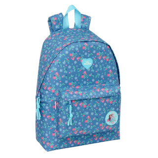 Safta Frozen Mochila para Portatil hasta 14.1" - Interior Acolchado - Bolsillo Frontal - Bolsillo Portabotellas - Tirador Doble