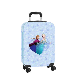 Safta Frozen Maleta Trolley de Cabina 20” - Cierre con Candado - Interior Forrado - Bolsillo de Red - Cintas con PVC - Ruedas Gi