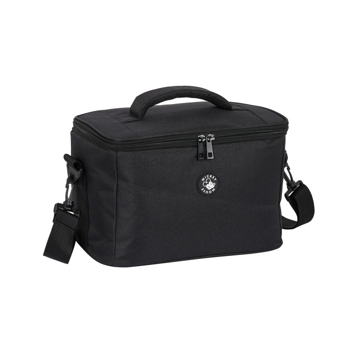 Safta Mickey Bolsa Isotermica Porta Alimentos 9.2L - Cremallera - Asa Acolchada - Bandolera Ajustable - Repelente al Agua - Asa