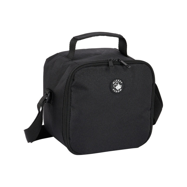 Safta Mickey Bolsa Isotermica Porta Alimentos 4.4L - Cremallera - Interior Forrado de Aluminio - Bandolera Ajustable - Repelente