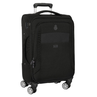 Safta Real Madrid Premium Maleta Trolley de Cabina 20” - Cierre con Candado - Bolsillo para Portatil - Asas en 2 Lados - Protecc
