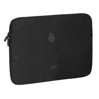 Safta Real Madrid Premium Funda para Portatil hasta 15.6" - Alojamiento Acolchado - 3.8L - 395x35x275mm - Color Negro