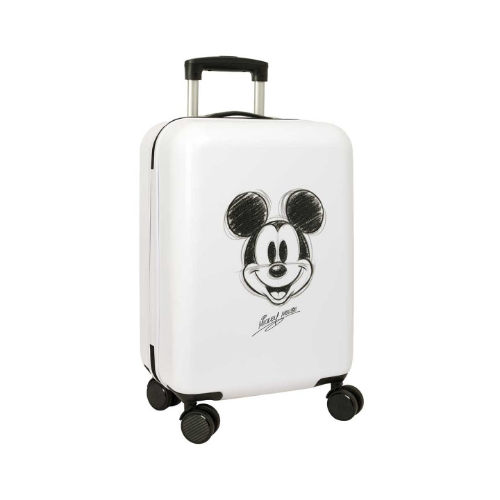 Safta Mickey Mouse Baby Maleta Trolley de Cabina 20” - 40.1L - Interior Organizado - Cierre con Candado - Ruedas Giratorias - Fa