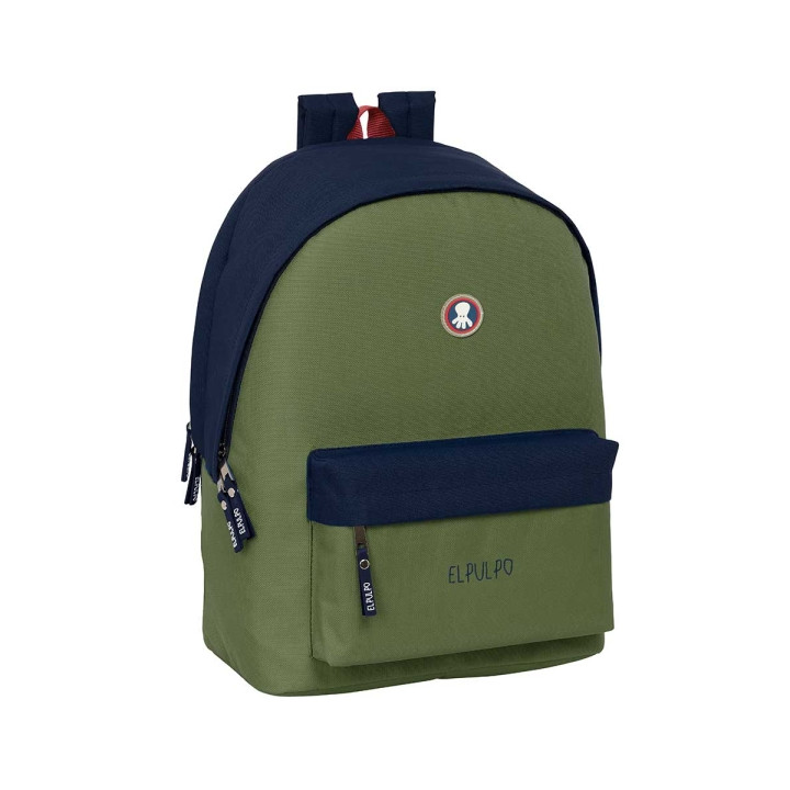 Safta el Pulpo Mochila para Portatil hasta 15.6" - Conector USB - Base Acolchada - Tirador Doble - Hombreras Ergonomicas - Asa S