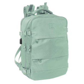 Safta Mochila de Cabina - Bolsillo para Portatil hasta 15.6" - Organizador Interno - Portabotellas - Bolsillos Frontales - USB -